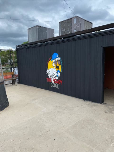 Rowdy goose rooftop